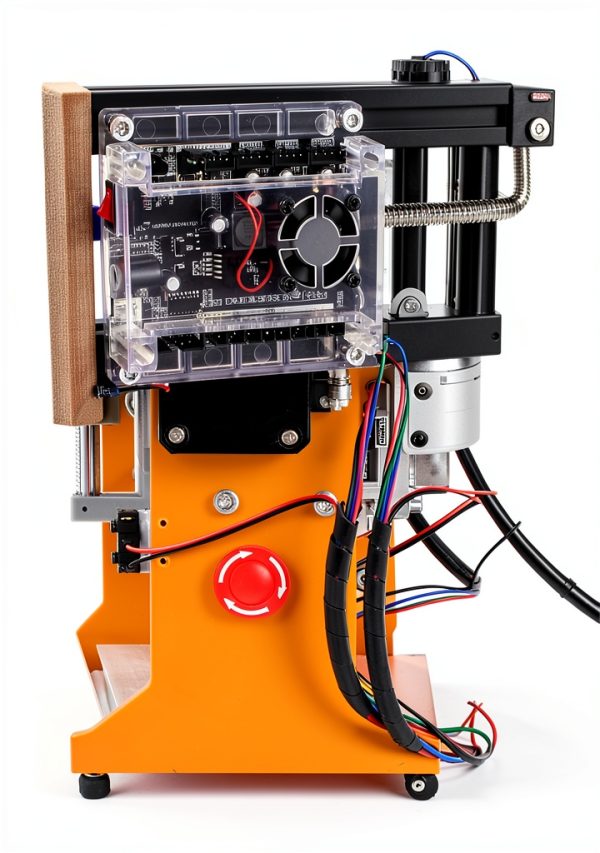 RATTMMOTOR Upgrade 3018-PRO CNC Wood Router Machine Kit 3 Axis GRBL DIY Mini CNC Engraver Milling Machine+Emergency Stop and Limit Switch for Cutting Plastic Acrylic PVC PCB Wood-7