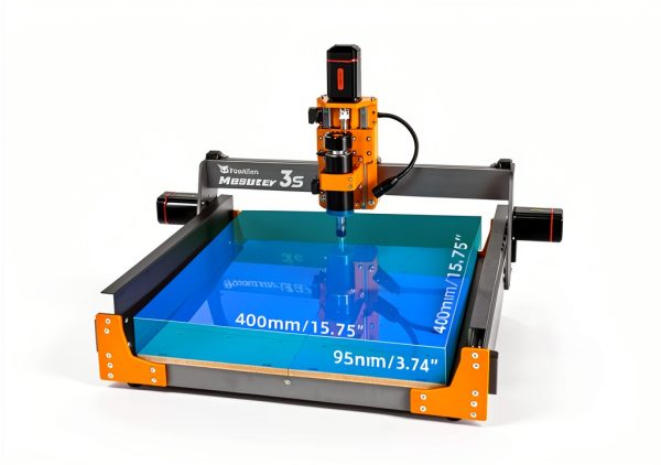 FoxAlien Masuter 3S CNC Router – 400W Spindle Closed‑Loop NEMA23-7