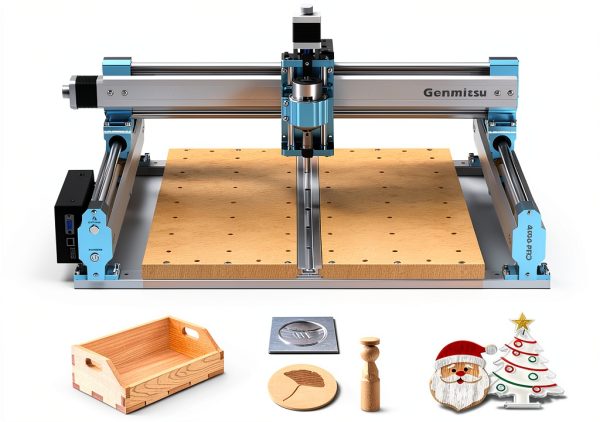 Genmitsu CNC Router Machine 4040-PRO Metal Acrylic Cutting 3 Axis-0