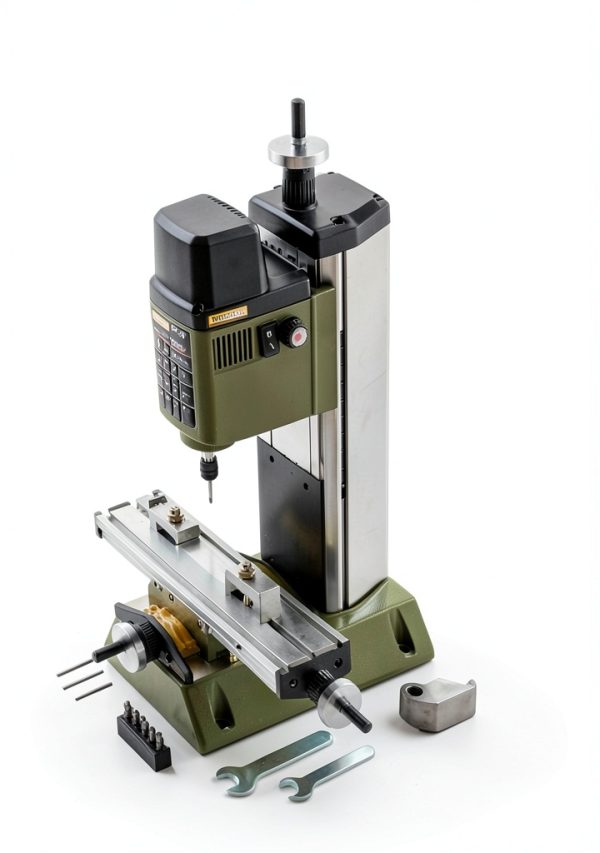 PROXXON MICRO Mill MF 70 Milling Machine Adjustable Green Aluminum-3