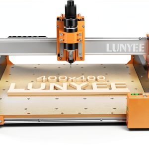 LUNYEE 4040 PRO CNC Router Machine, 3-Axis All-Metal with Ball Screw and Dust-Proof X/Y Axis, GRBL Control, 15.7” x 15.7” x 3.1” Working Area for Wood, Metal, Acrylic Engraving & Cutting-0