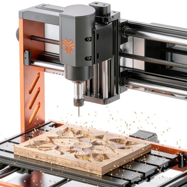 CNC Router Machine, ACMER Ascarva 3 S 500W CNC Milling Machine, Working Area 11.81” x 7.09” x 3.07” for Wood Plastic Metal Acrylic MDF Nylon Carving Cutting-1