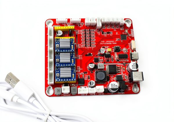 RATTMMOTOR CNC Controller Board 4 Axis GRBL Controller Board USB Port 12-24VDC CNC Router Engraving Machine Driver for DIY Mini CNC Wood Router Machine-8