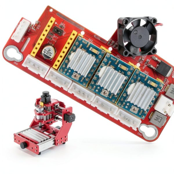 RATTMMOTOR CNC Controller Board 4 Axis GRBL Controller Board USB Port 12-24VDC CNC Router Engraving Machine Driver for DIY Mini CNC Wood Router Machine-3