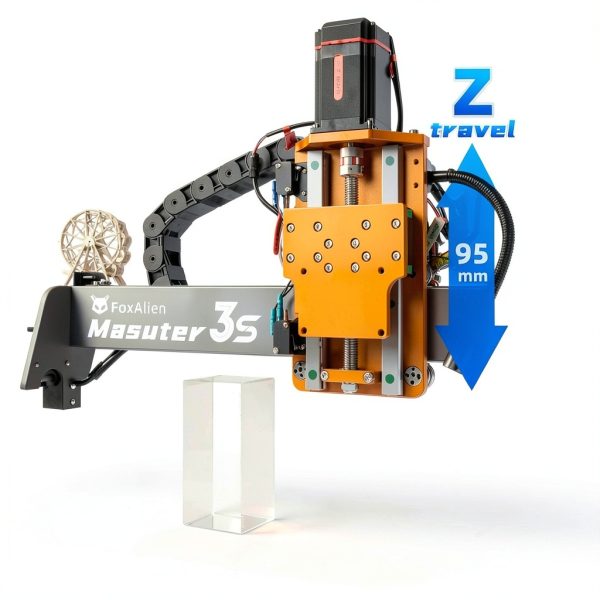 FoxAlien Masuter 3S CNC Router – 400W Spindle Closed‑Loop NEMA23-4