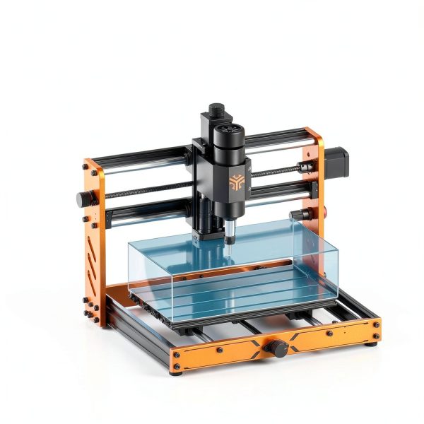 CNC Router Machine, ACMER Ascarva 3 S 500W CNC Milling Machine, Working Area 11.81” x 7.09” x 3.07” for Wood Plastic Metal Acrylic MDF Nylon Carving Cutting-5