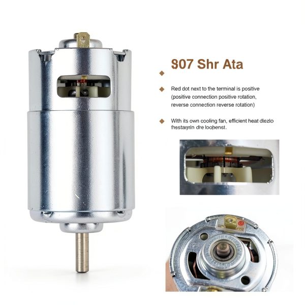 RATTMMOTOR DC Motor CNC 997 Spindle Motor 400W 12-48VDC 0.99N.m 5000-20000RMP Double Ball Bearing, Diameter 52mm for DIY Mini CNC Router Lathes Milling Engraver Polishing Machine-1