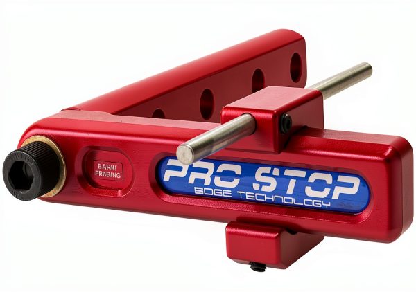 Pro Vise Stop Single Side 6" Edge Technology Red Anodized Stop-0
