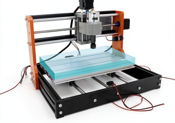 RATTMMOTOR Upgrade 3018-PRO CNC Wood Router Machine Kit 3 Axis GRBL DIY Mini CNC Engraver Milling Machine+Emergency Stop and Limit Switch for Cutting Plastic Acrylic PVC PCB Wood-2