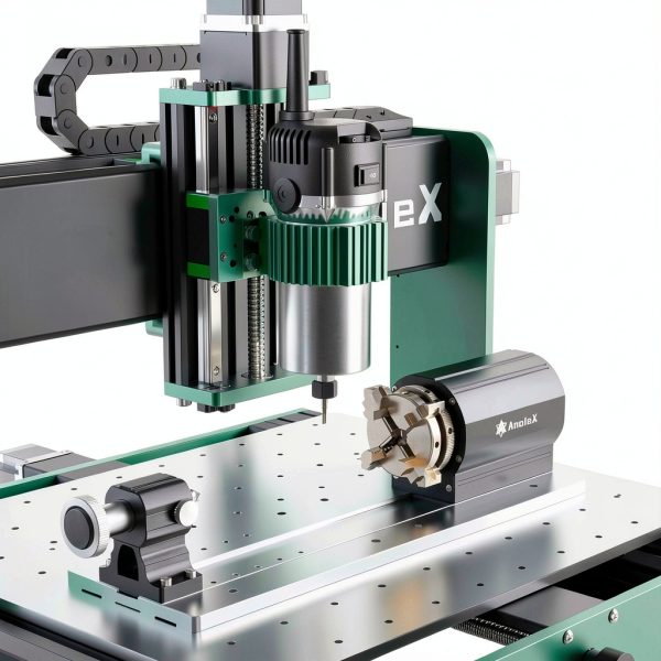 CNC Router Machine 4030-Evo Ultra 2, All-Metal XYZ Axis Dual Steel Linear Guides & Ball Screws with 800W Trim Router for Metal Aluminum Brass Wood Acrylic PCB-7