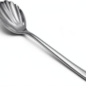 1 Piece Black Sugar Spoon, Stainless Steel Sugar Spoon, Serving Utensil, Serving Server, Dishwasher Safe-0