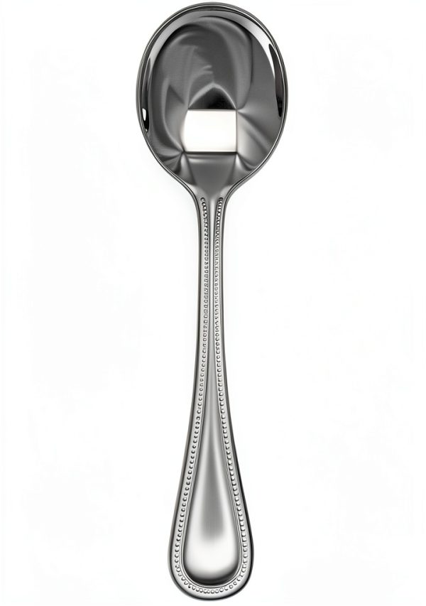 Towle Beaded Antique Sugar Spoon-0